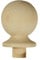 Blueprint Joinery Pine Ball Newel Post Cap, Clear Pine Ball Newel Cap, to fit 82mm Newel Posts, 95 x 75mm (Full Cap)