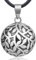 EUDORA Harmony Ball Arbre de Vie Collier Bola de Groessesse, Collier Musique souhaitant Carillon Bell Pendentif pour Les Femmes Dames Noël Cadeau Bijoux, chaîne 114cm & 76cm