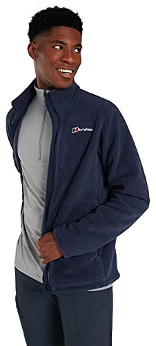 Berghaus Men's Prism Polartec Interactive Full Zip Fleece Jacket | Added Warmth | Smart Fit | Durable Design Fleece Full Zip, Dusk, S