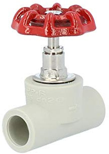 Generisch Absperrventil PP-R PPR Rohr verschweißt DN 20 25 32 Schweißtechnik Fittings (20) Grau