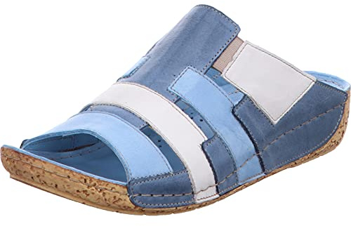 Gemini 032156-02 800 Damen Pantolette Leder blau