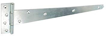 Garden Gate Hinges with Zinc Plated Finish 400mm