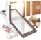 VELUX Kunststoff Dachfenster Energie Technology mit 3-fach Verglasung inkl. Eindeckrahmen und gratis Rollo (114 x 140 (SK08))