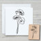 NEWSTAMPS Stempel Klatschmohn 02 Motivstempel groß aus Holz & Gummi zum Karten basteln, Holzstempel, Blumen, Pflanzen, Floral, Wiese, Gräser, Scrapbook, Textilstempel, Deko, Kinder