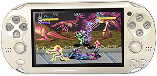 RetroFun Console di Gioco Portatile, Schermo HD da 4,3 Pollici Console di Gioco retrò Portatile 3000 Giochi incorporati con Pulsanti a Doppio Joystick, Regali di Natale per Bambini