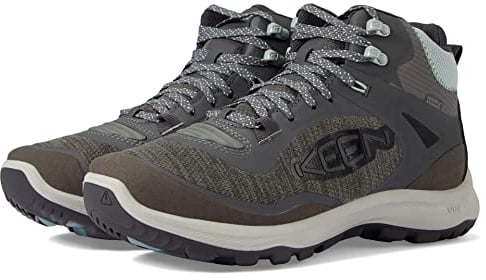 KEEN Damen Terradora Flex Mid Waterproof Wanderstiefel, Magnet/Cloud Blue, 39 EU
