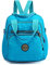 PORRASSO Casual Mochila Mujer Bolsa de Hombro Señoras Bolso Bandolera Nylon Daypack para Trabajo Viajes Uso Diario Azul