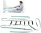 Bed Ladder Assist Strap Pull Up Assist Device, Sit Up Handle Rope Ladder with 6 Handles Straps, Bed Handle Bedside Assist Sit Up Hoist for Elderly/Patient/Pregnant Women