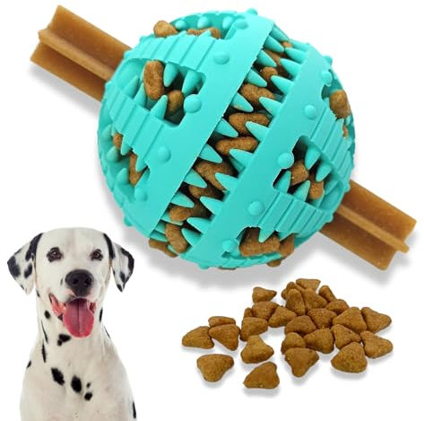 PawsOnly | Interactive Dog Treat Toy for Boredom & Enrichment | Mental Stimulation & Anxiety Relief | Puzzle Feeder | Puppy Brain Training & Entertainment | Keep Them Busy (Large, BLUE)