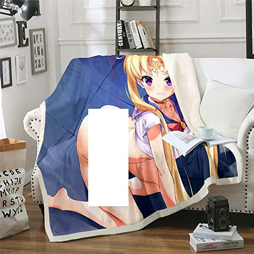 Sailor Moon schönes Mädchen Anime 3D gedruckte weiche leichte Reise flauschige Flanell Nickerchen Decke Idee Geschenk Plüsch Haus Dekorationen Stil: Badeanzug