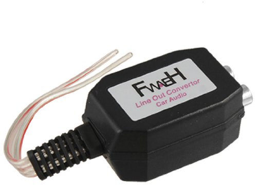 Ruilogod Absteigend Line Out 2 Cinch-Buchse Auto Audio Converter