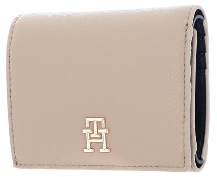 Tommy Hilfiger Damen TH Casual BI-FOLD Wallet AW0AW14634 Geldbörsen, Beige (Beige)