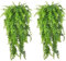 Liummrcy Artificial Reptile Plants Hanging Fake Vines Boston Climbing Terrarium Plant With Suction Cup For Bearded Dragons Lizards Snake Pets Hermit Crab And Tank Habitat Decorations (2 Pack)