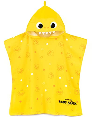Baby Hai Handtuch Poncho Kinder gelbe Kinder Lied Strandbadetuch