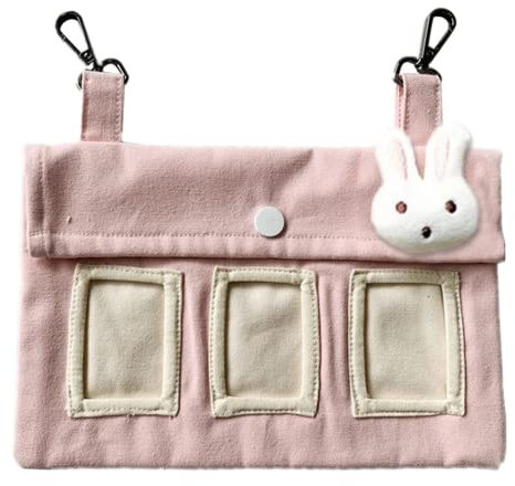 Kaninchen-Heu-Futterspender Heu-Tasche zum Aufhängen, Futterspender, Behälter für Kaninchen, Hamster, Kleintiere, Haustier A