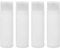 4 Pcs Travel Bottles for toiletries 50ml , Empty Refillable Squeeze Bottle with Flip Cap, Clear Plastic Makeup Cosmetic Toiletries Containers Bottles for Travel Shampoo Lotion Toiletries Bottles