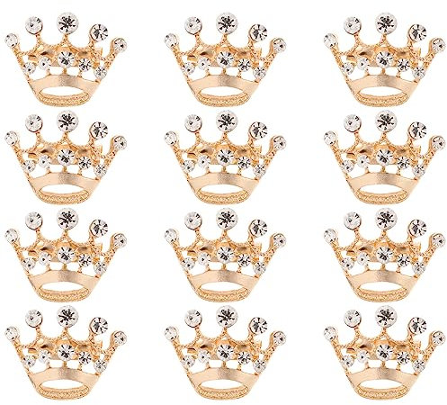 Holibanna 12 Stück Kronennadeln Kronen-Corsage-Brosche Anstecknadel Für Hochzeit Abschlussfeier