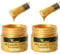 VGSEBA Acrylic Paint Metallic Gold, Certified Safe, Non Toxic, Non Fading, Rich Pigments for Painters, Ideal for Canvas Wood Clay Fabric Craft Supplies (2x125ml Gold Paint)