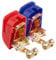 Vanyibro 1 Pair Quick Release 12V Battery Terminals Clamps Connectors,Leisure Battery Connector for Car Caravan Motorhome