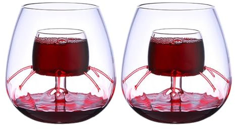 Bicchiere da vino aerato, bicchiere da decanter da vino | Set decanter per aerazione,Decanter per bicchieri da vino a fondo e calice per feste, casa, uffici, hotel