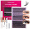 Wimpern Cluster 320PCS Wimpern Extensions Set 30D+40D+60D Lash Extension Set 11-20mm DIY Wimpernlifting Set NatüRliche KüNstliche Wimpern mit Wimpernbinde und Siegel FüR AnfäNger-30D+40D+60D