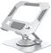 Bighan Tablet Ständer, 360° Drehbar Verstellbar Tablet Ständer Kompatibel für 4-13 Zoll Telefon/Tablet, Super Stabil Universal Tablet Halterung Kompatibel für iPad, iPhone, Kindle (Silber)