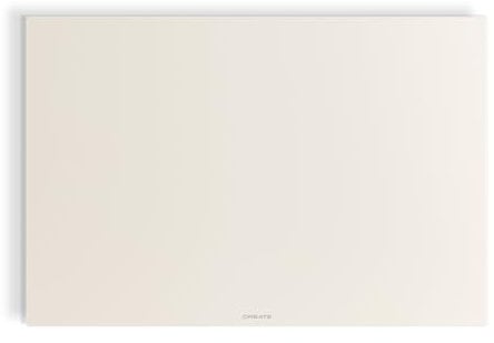 CREATE/WARM MINIMAL IR/Calefactor infrarrojo de pared con WiFi blanco roto/Para estancias de hasta 10m², control desde la app, protección IP24, acabado espejo, 520W