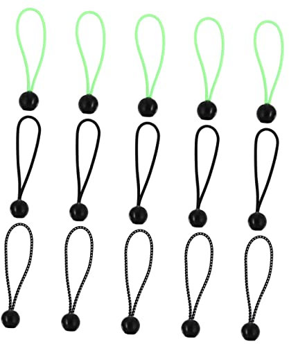 WESIEVYA 15stücke Elastische Kordel Für Zelt Spannseile Zum Befestigen Elastische Schnur Aus Oxford-Seil Geeignet Für Außen Und Innenbereich