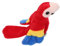 MUSISALY Mini-papagei-handfingerpuppe Realistische Plüschvogel-handpuppe Geschichtenerzähl-handpuppe Für Kinder Papagei-Spielzeug Flexibles Handpuppenspielzeug