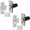 HANDLEZONE® 2 Pack Adjustable Roller Catch, Spring Loaded Ball Latch, for Internal Doors - Nickel Plated