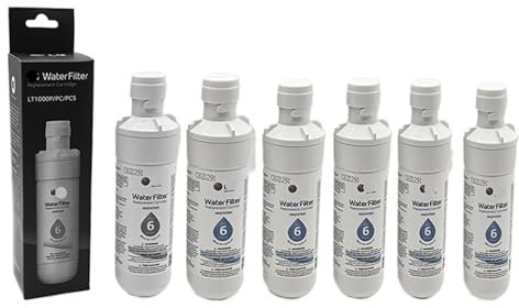 Kühlschrank-Wasserfilterzubehör, Kompatibel Mit LG, LT1000P, Kompatibel Mit ADQ74793501, ADQ74793502, MDJ64844601, AGF80300704, ADQ75795105(6pcs)
