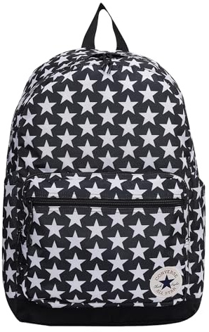 Converse PATTERNED GO 2 BACKPACK A49 BLACK AND WHITE STARS One Size, A49 - Converse Schwarz und Weiß Sterne, One size