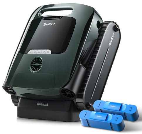 Beatbot AquaSense 2 Pro Kit Chiarificante pe Robot Piscine sans Fil, nettoie Le Fond, Parois et flottaison, Aspirateur Piscine avec Remontée Automatique, jusqu'à 11 Heures, pour piscines jusqu'à 360 m