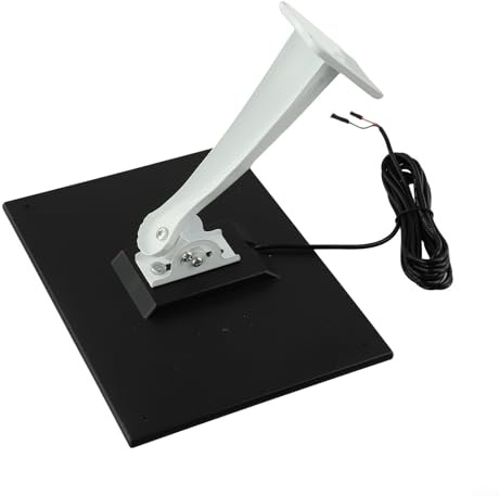 For Ring Video Doorbell Solar Charger 10W FeatuFor Ring U Shaped Interface and Weather Resistant Solar Panel Compatible with Models 4 3 3 Plus 2 for Outdoor Use (Black)