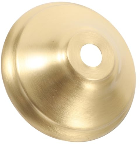 MAGICLULU Coupelle de Pied de Lampe en Laiton Or, Design Moderne et Noble, Diamètre de Trou 10mm, Améliore la Stabilité et Apporte une Touche Raffinée pour Abat-jour
