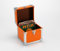 Steepletone SRB07CD CD &vinyle 7 Style rétro Étui de Rangement Orange