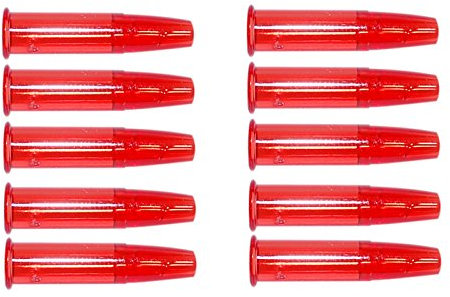 Flachberg Pufferpatronen .22 LR Kunststoff (10 Stück) | Dummy Rounds Training | Snap Caps Trockentraining, Ladeübung, Waffenpflege