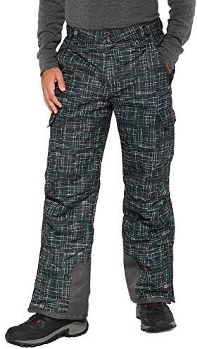 Arctix Snowsports Cargohose für Herren, Blizzard-Druck, Schwarz, Größe L/81,3 cm Schrittlänge, Schwarzer Blizzard-Druck, Large