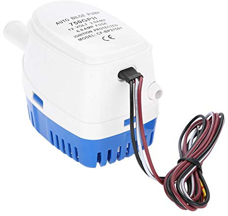 Automatische 12V Bilgenpumpe 750GPH Wasserpumpe mit Schwimmerschalter