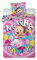Mascha Und Bär Bett Set Let's Party Girl Mädchen Baumwolle Bettbezug 140x200cm Und Kissenbezug 70x90cm Masha Bear