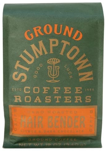 Stumptown Coffee Roasters Hair Bender Ground Coffee 12oz Bag Citrus Dark Chocolate Flavours