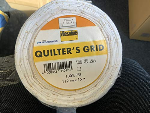 Vlieseline Quilter-Raster, weiß, Meterware