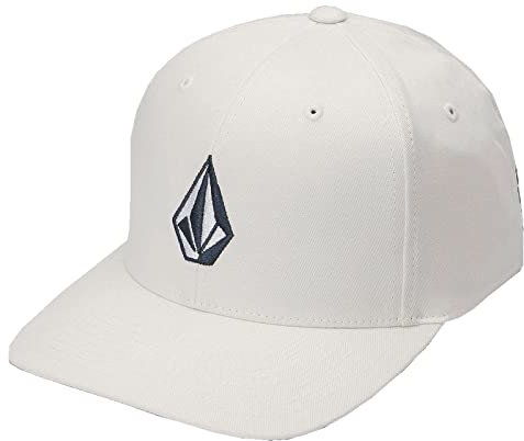Volcom Herren Full Stone Xfit Cap, weiß/grau (Whitecap Grey), S-M