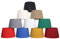 Paralume per lampada e lampadario in Tessuto di seta di qualità interamente Fatto a Mano: 12 colorazioni forma Tronco cono (Bordeaux, 25 cm (attacco E27))