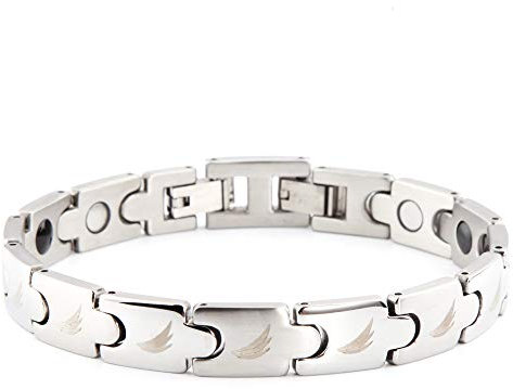 TRINITIX 3 in 1 Magnetarmband Wings silber S/M oder L/XL Magnetschmuck Magnetix Energy Sport Kollektion TRX # 8066 (17)