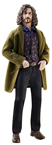 HARRY POTTER - Sirius Black Puppe zum Sammeln (ca. 25 cm), komplett beweglich, mit charakteristischer Kleidung und Zauberstab, Geschenk für Kinder ab 6 Jahren, HCJ34