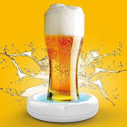 GOTOTOP Beer Bubbler, Elektrischer Bierschaum Bier Schäumer Ultraschall Aufschäumer Bieraufschäumer Bubbler für Familientreffen, Geschäftstreffen, Bars