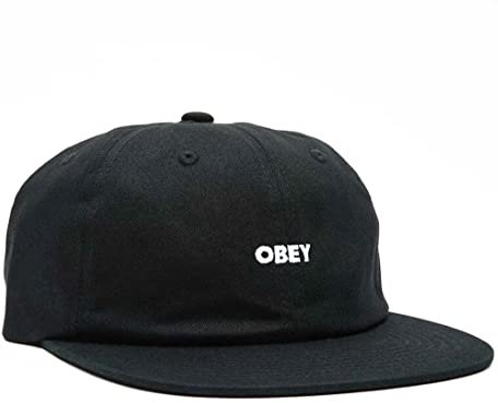 Obey Unisex, Herren Cap Bold schwarz One Size