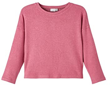 NAME IT A/S Girl's Nkfvicti Ls Knit L Noos Sweater