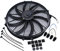 SHLPDFM Ventilateur de refroidissement, électrique, universel, 12 V, 120 W, 16, avec kit de montage